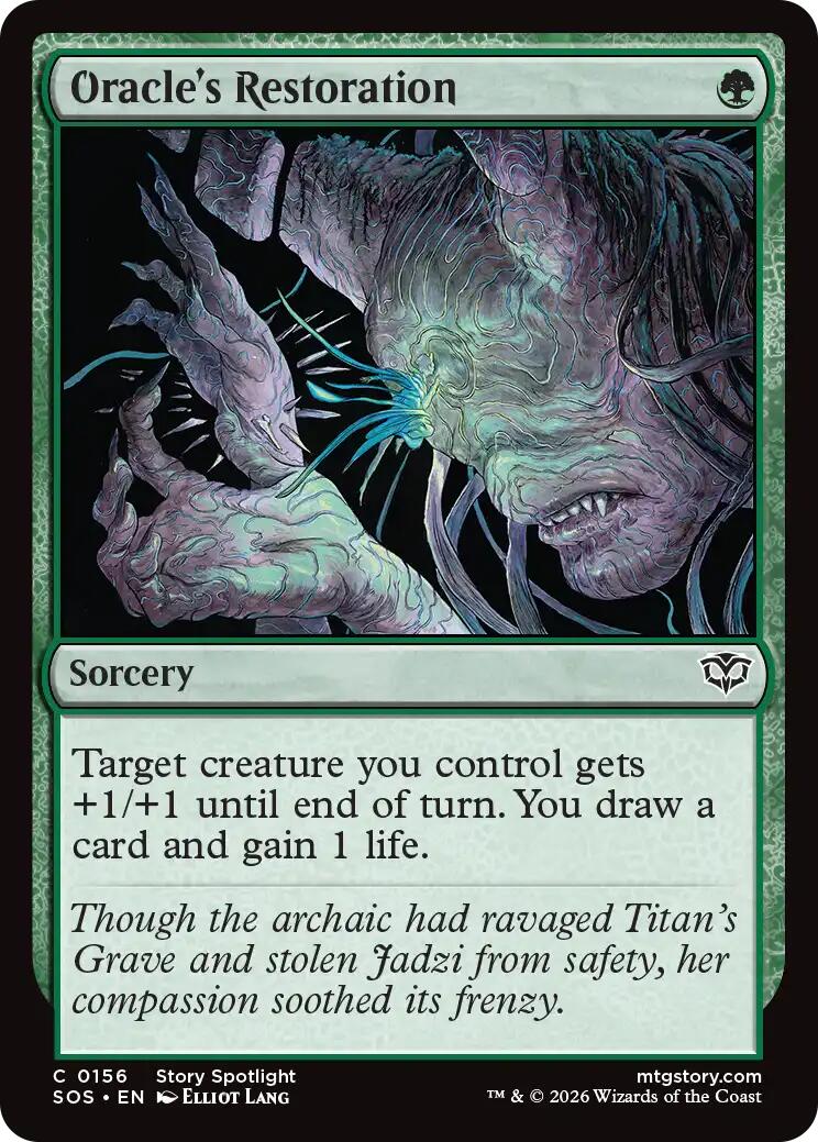 Oracle's Restoration